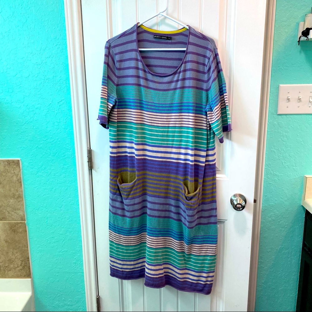 Gudrun Sjoden striped organic cotton tunic, with pockets!